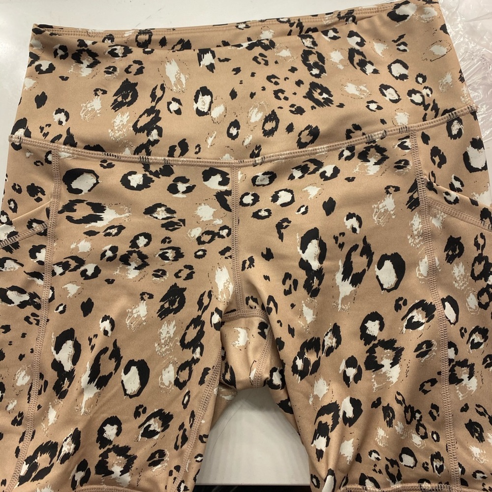 Zella Cheetah Print Biker Shorts